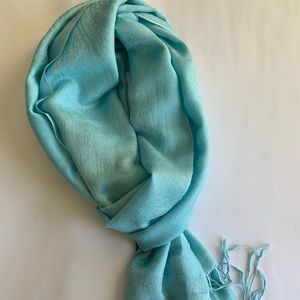 Light Blue Scarf